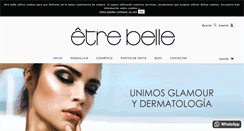 Desktop Screenshot of etre-belle.es