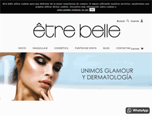Tablet Screenshot of etre-belle.es